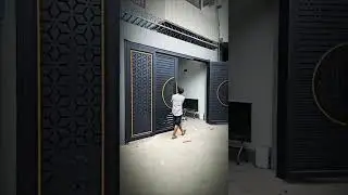 Folding Sliding Gate Amazing Design |#short#unique #welding welding #gate