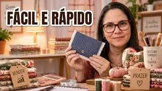 Porta-Absorvente em Tecido &mdash; F&aacute;cil e R&aacute;pido de Fazer!