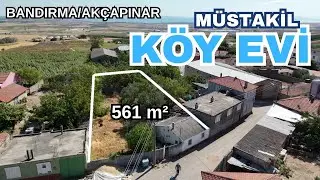 569-Bandırma-Akçapınar Mahallesinde 561 m2 Müstakil Köy Evi ((( FİYATI ))) 3.200.000