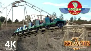 Cobra des Amun Ra - 4K Off-Ride - Belantis - Gerstlauer Family Coaster - Cinematic