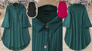 Unboxing Sheetal Associates Women Regular Fit Self Design Button Down Collar Casual Shirt