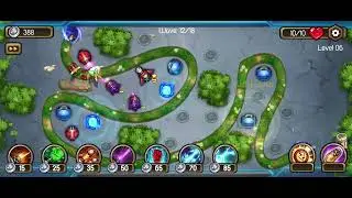 Level 6 of Tower Defense Galaxy Legend Game short video | @Kidilaska gaming video | #Kidilaska