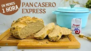 🥖 Pan Casero Integral Fácil y Rápido y en Tiempo Récord 🌟 ¡Riquísimo!