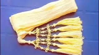 A decent design without TILA #how to make sprang design with beads#jali waly naly ka new design