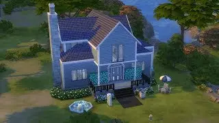 【The Sims 4】Blue House【Speed Build】