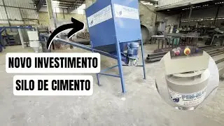 SILO RASGA SACO DE CIMENTO, MAIS UMA AQUISIÇÃO PARA NOSSA FÁBRICA DE BLOCOS