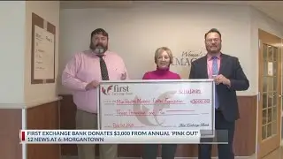 First Exchange Bank donates $3,000 from 'pink out' fundraiser