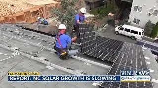 Report: NC solar growth is slowing