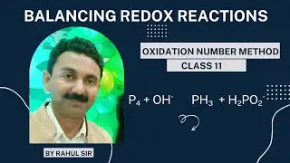 Balancing  Chemical Equation oxidation Number method | Redox Reaction Class 11| cbse