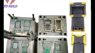 Two color mold  Two shot mold  2K mold  engineering treasure shell injection molding video