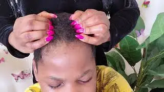 He Said Hallelujah😃 It Feels so Good! Scalp Scratching Massage With 2 Tools, No Talking