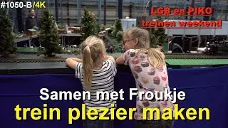 Veel GROOTSPOOR treinen tijdens het LGB-RIJWEEKEND. Samen met FROUKJE leuke dag gehad #1050-B