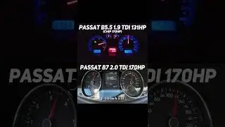 Passat B5.5 1.9 TDI 131HP (CHIP 170HP) VS Passat B7 2.0 TDI 170HP