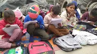 Chhote bacchon ka tution batch thand mein bhi tution padhna hai 📖📕📖