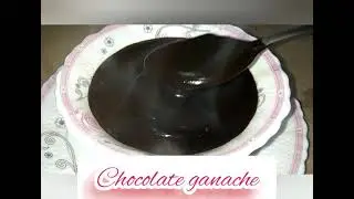 chocolate ganache | how to make chocolate ganache with cocoa powder on Halalan Tayyiban