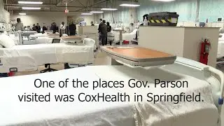 Gov. Mike Parson visited CoxHealth Springfield
