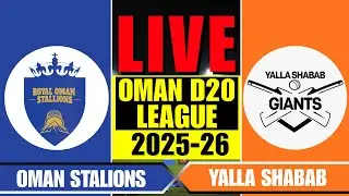 ROYAL OMAN STALLIONS vs YALLA SHABAB GIANTS LIVE | ROS vs YSG - CRICKEX INFO