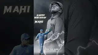happy birthday mahi || ms dhoni happy birthday status #mahi #msdhoni #shorts #youtubeshorts #status