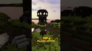 TOP 4 PILLAGER OUTPOST SEEDS 1.20 #short