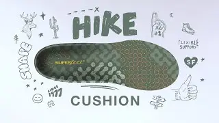 Superfeet&reg; Hike Cushion Insoles