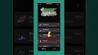 Vertical App Drawer on Samsung with Good Lock - Home up #shorts