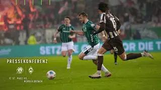 FC St. Pauli 2:1 Werder Bremen I PRESSEKONFERENZ I SV WERDER BREMEN