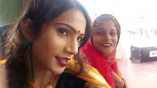 शूटिंग करते हुए वीडियो खुशबू रानी खुशबू रानी और मंजू मूवी मनीषा के साथ
