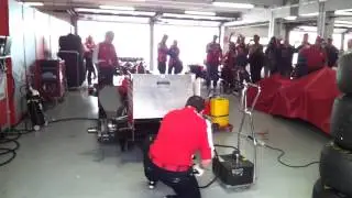 Ferrari F1 - Sound in der Box  (Ferrari Racing Days - Hockenheimring 2013)