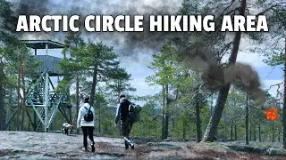 3 DAYS Micro Camper Van trip | We saw a FIGHTER JET CRASH (Arctic Circle Hiking Area)