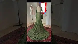 До сих пор не могу поверить, что я это сделала 🤯🧶 #вязаноесвадебноеплатье #вязаниекрючком #вязано...