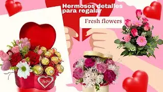 3 arreglos florales para el 14 de Febrero 
