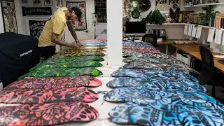 Steen Jones - 'Now or Never' Hand Painted Skateboard Collection Promo (Brisbane, 2018)