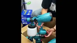 Аккумуляторный краскораспылитель высокого давления с 2 аккумуляторами