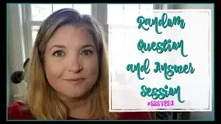 Random Question and Answer Session #SSSVEDA 2018