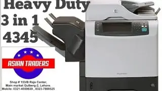 Heavy Duty Photocopier Printer Scanner HP LaserJet 4345 45 PPM Monochrome 3 in 1 By Asian Traders