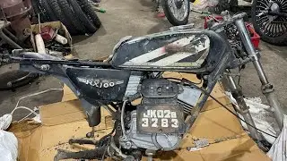 YAMAHA RX100 LADDAK SAY POHOCHI 🥺👌#bhopalrestoration #rxking 
