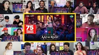 Aaj Ki Raat | Stree 2 | Reaction Mashup ! #aajkiraat #aajkiraatsong #aajkiraatstree2 #aajkiraatdance