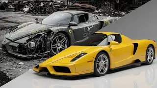 Abandoned Ferrari Enzo 2003 Restored to Perfection | Ultra Satisfying ASMR Rebuild 🟡🔧 