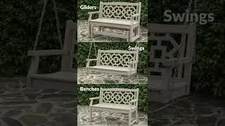Benches, Gliders & Swings for the Ultimate Relaxation