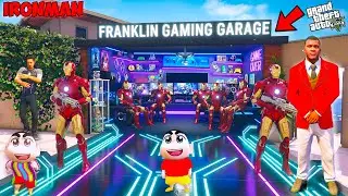 Franklin Found Shinchan’s Secret Ironman Gaming Room Inside His Garage In GTA 5!