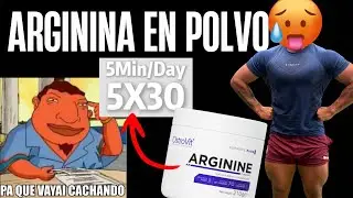 ARGININA EN POLVO POTENCIADOR SEXUAL Y BOMBEO MUSCULAR OPTIMO?