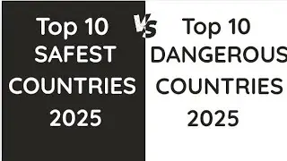 10 Safest & 10 Most Dangerous Countries to Travel😱