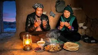 Ramadan Iftar in the Harsh Afghan Winter 🌙 | Real Village Life & Traditional Cooking 🇦🇫