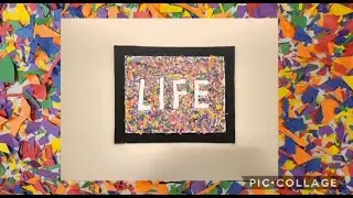 Easy Craft with scrap paper #kids activity #word 