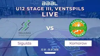 AK Komorow 2014 vs Sigulda 2014 | BBBL U12 | Stage III