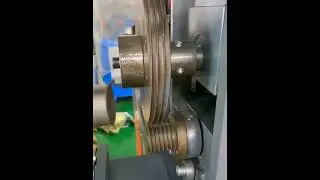 Steel Pipes groove making machine and joining process