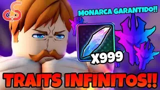 MONARCA GARANTIDO!! COMO FARMAR TRAITS INFINITOS NO ANIME VANGUARDS!!