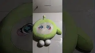 This Eggy Party plush transformation is insane #restoration #satisfying #cleaning #OCD #plushie