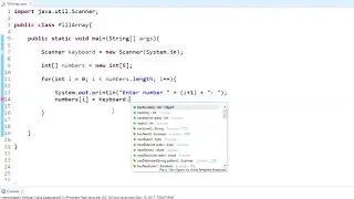 Java Programming Tutorial - 22 - Fill Array with Values
