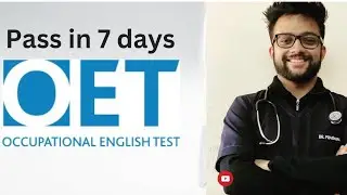 How to pass OET medicine IN 7 days?  OET for USMLE I Dr.Reviviscent I